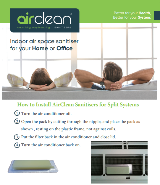 Hi-Wall Air Sanitiser - Natural and safe with Australian essential oils