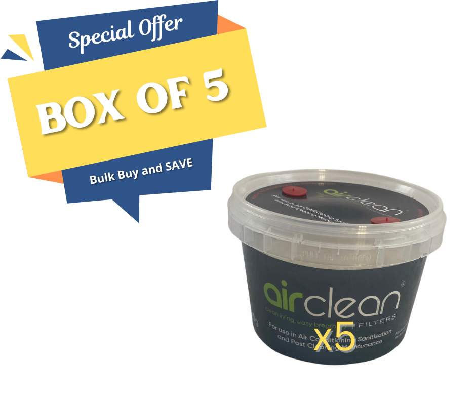 SPECIAL OFFER - BOX OF 5 - Ducted Air Sanitiser - Natural and safe, with Australian essential oils