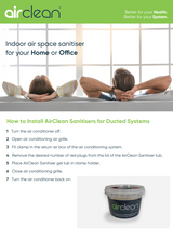 Ducted Air Sanitiser - Natural and safe, with Australian essential oils