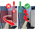 Air deflectors remove AC air from your plants
