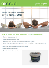 Ducted Air Sanitiser - Natural and safe with Australian essential oils