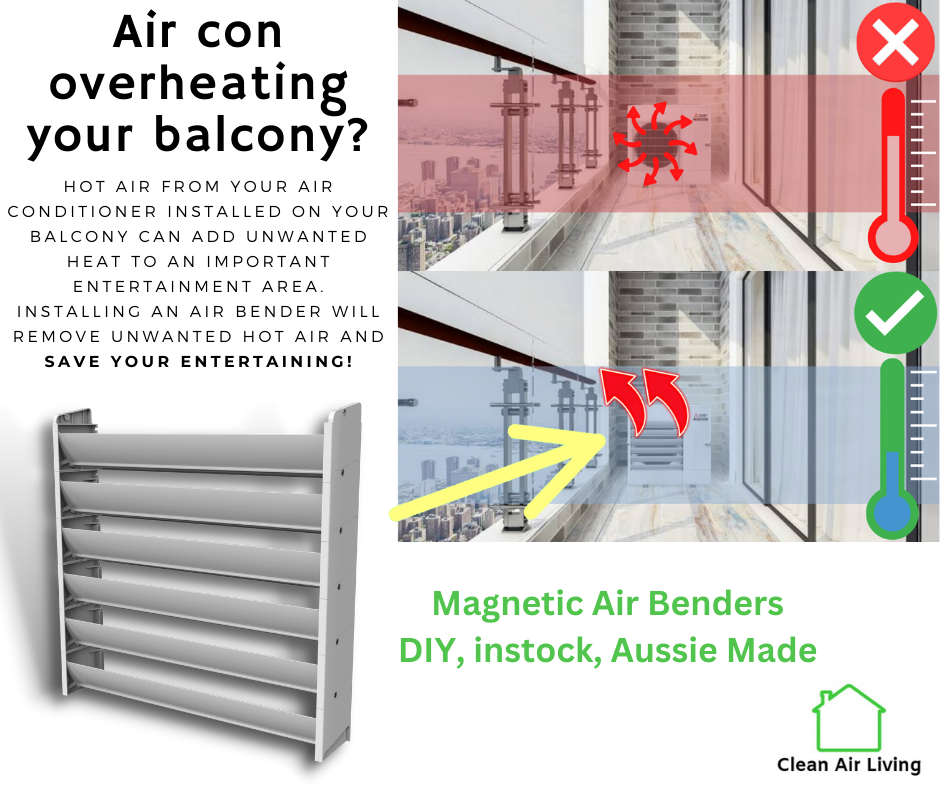Air Benders | Magnetic Air Deflector - Australian Made and DIY | 4 Sizes