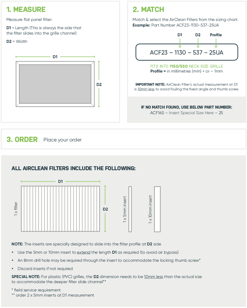 AirClean Filter™ High Efficiency Ducted Air Filter - Sensitive Choice® Recommended